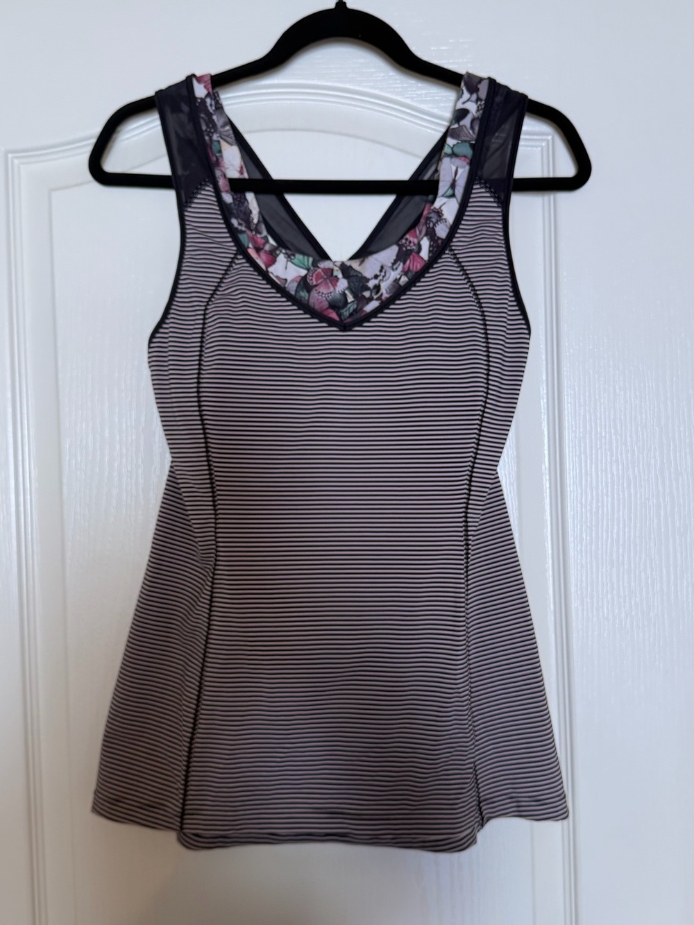 lululemon athletica Striped Tank with bra